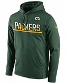 Men's Green Bay Packers Nike Sideline Circuit Pullover Performance Hoodie - Green FengYun,baseball caps,new era cap wholesale,wholesale hats